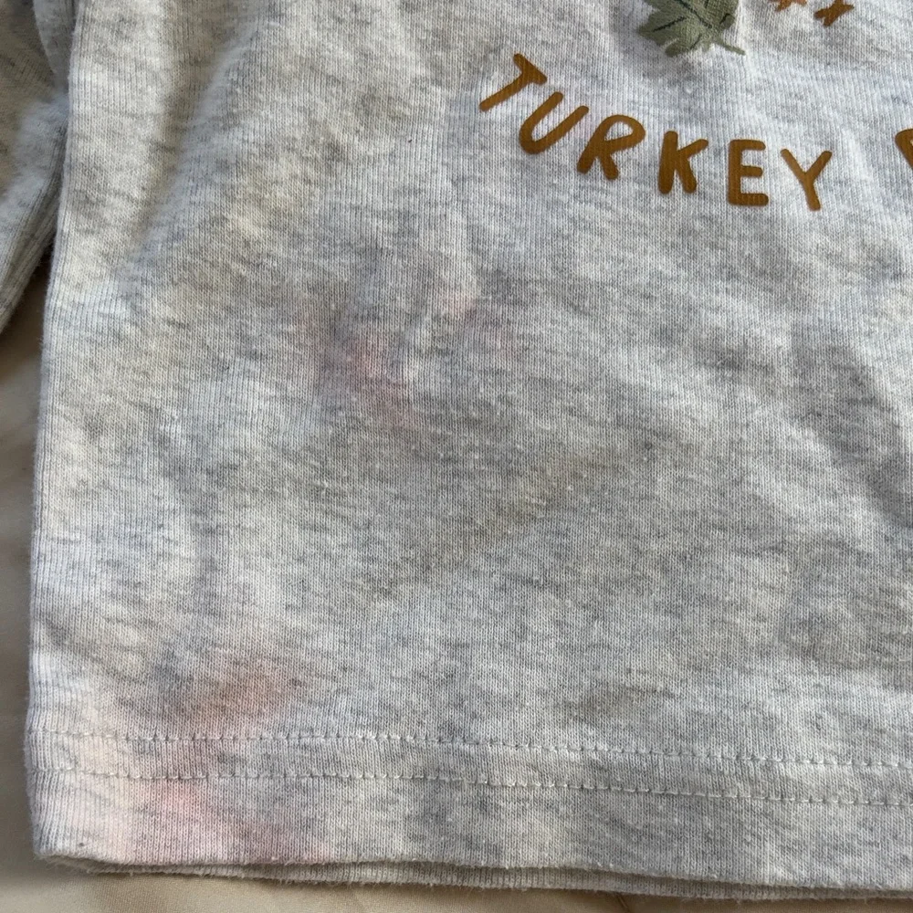 Carter's Festive My First Turkey Day Thanksgiving Outfit Set Onesie Pants Brown